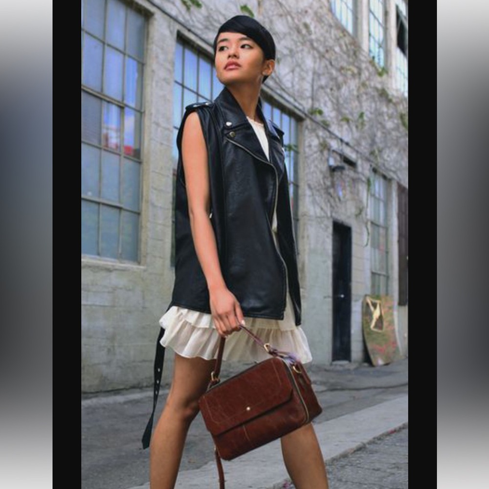 Jack by BB Dakota Moto Biker Vest - Picture 2 of 11